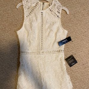 White Short Lace Dress
